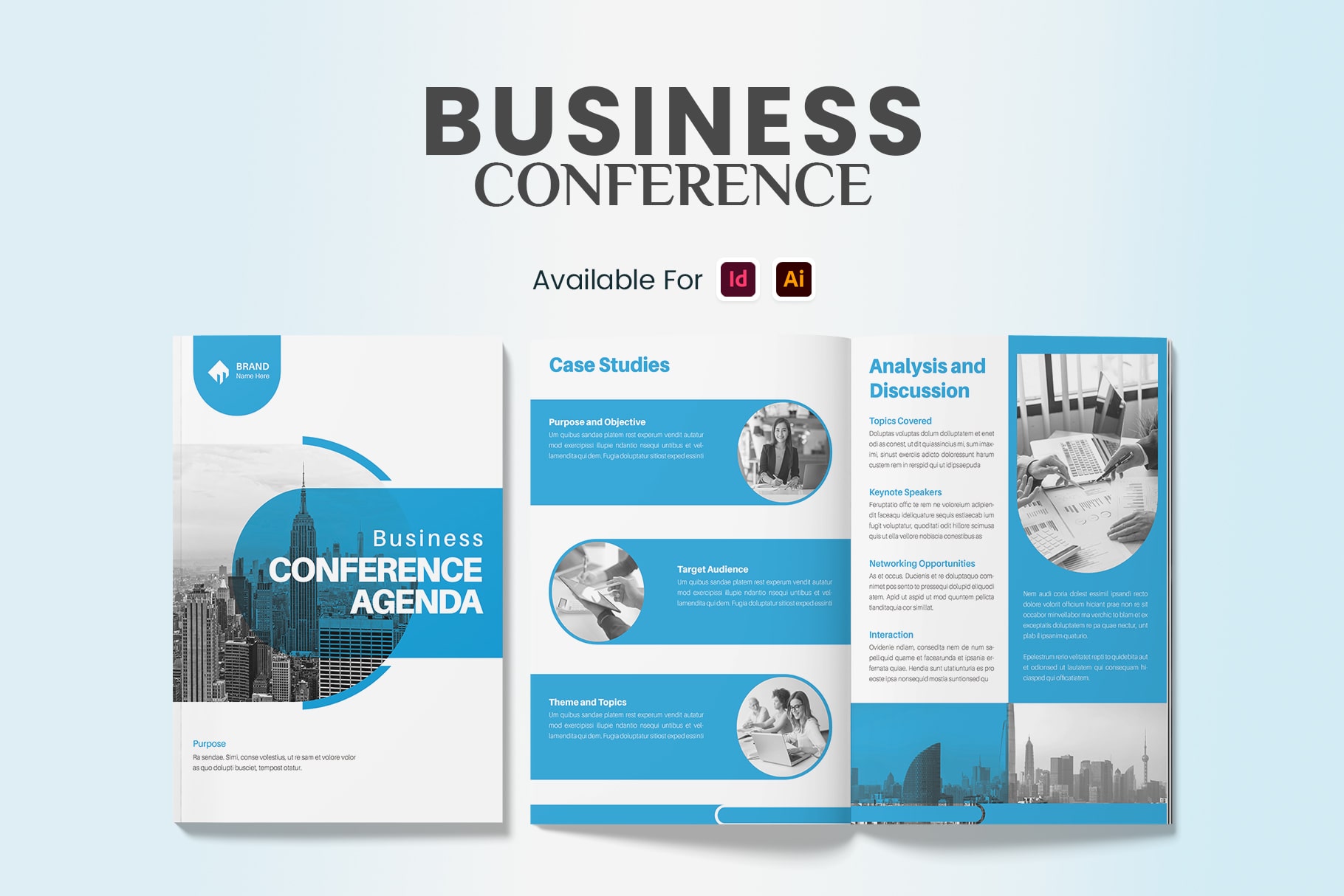 conference brochure; event planning; meeting agenda; conference; speech; layout; webinar; workshop; agenda; booklet; brochure template; business brochure; business conference; template; conference agenda; brochure;