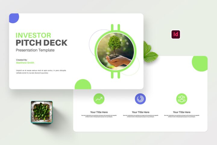 Pitch Deck for Investors – 22 Pages Best Selling Slides – GraphyPix LLC