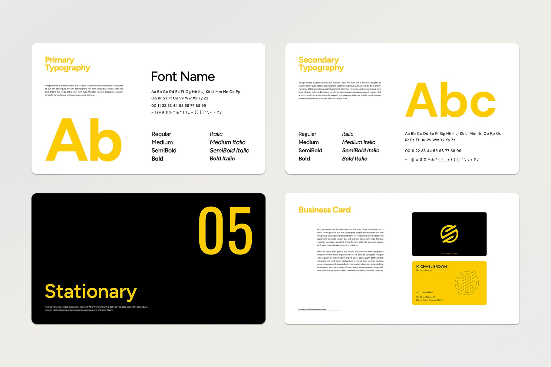 Brand Guidelines Template