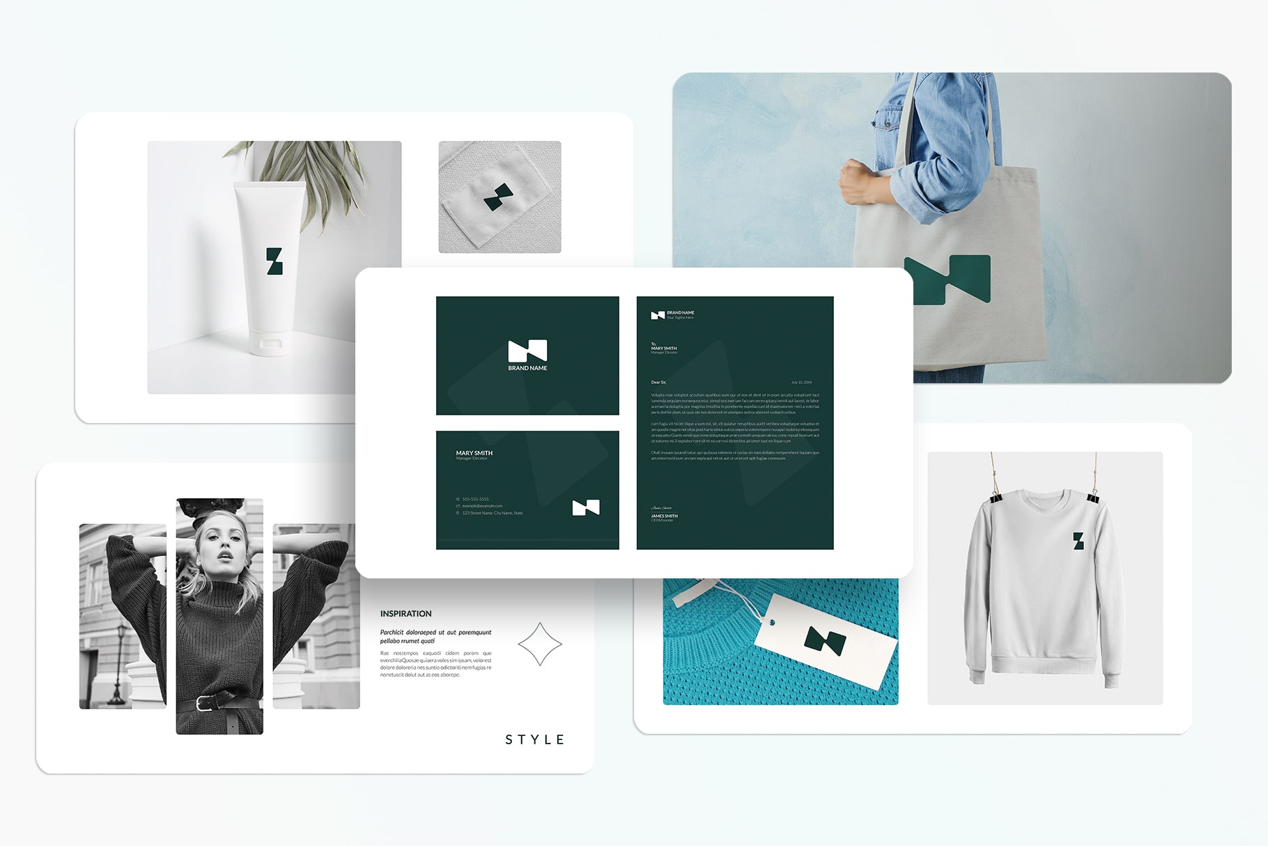 minimal fashion brand guideline