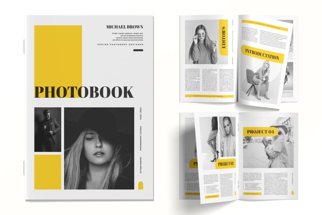 Photography Album Book Layout 1