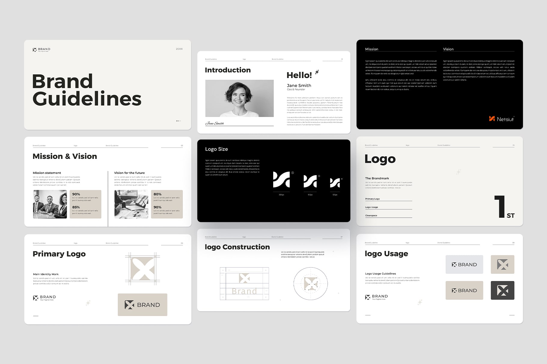 minimal brand guideline