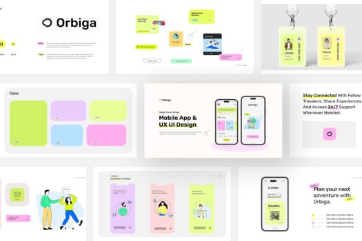 travel app ui kit