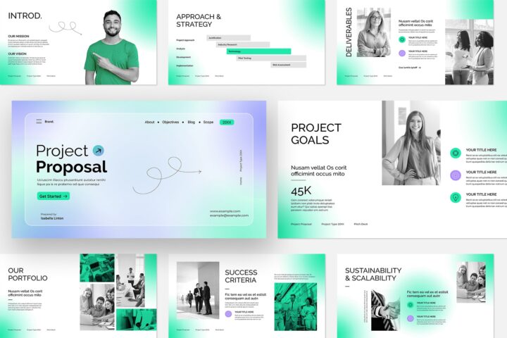 Graph Proposal Best Project Proposal Template | 16+ Slides