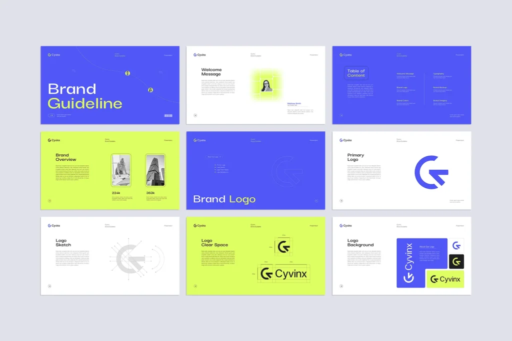 Brand Guideline Presentation Template 2 Brand Guideline