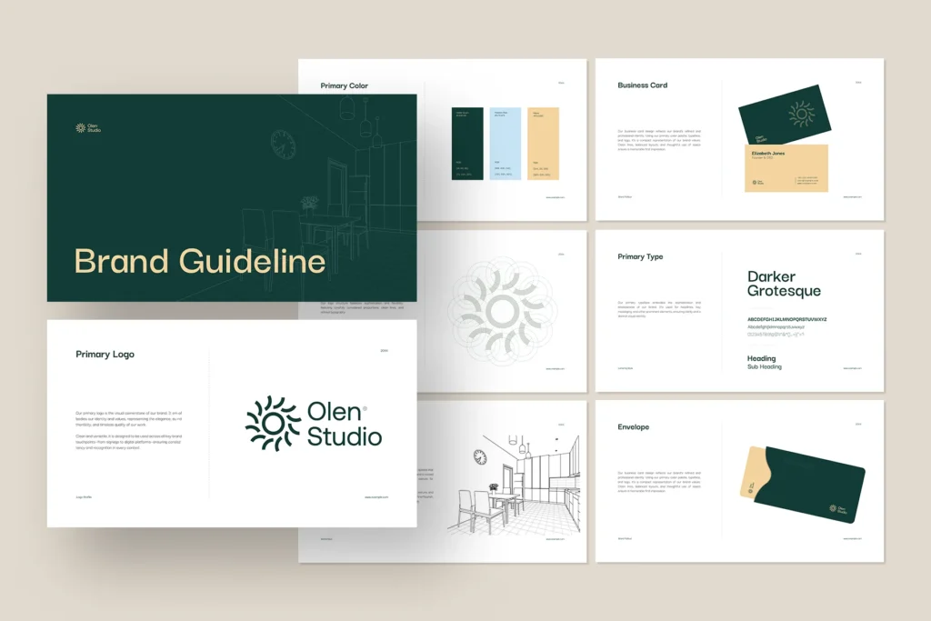 Interior Brand Guideline Template 1