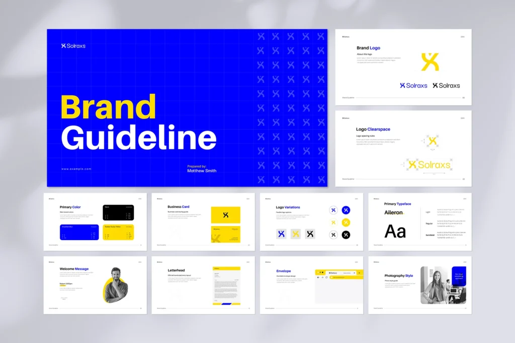 Corporate Brand Guideline Template 1