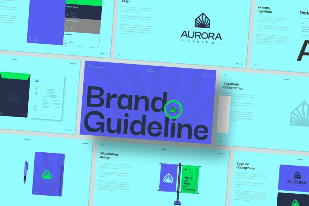 Real Estate Brand Guideline Template 1