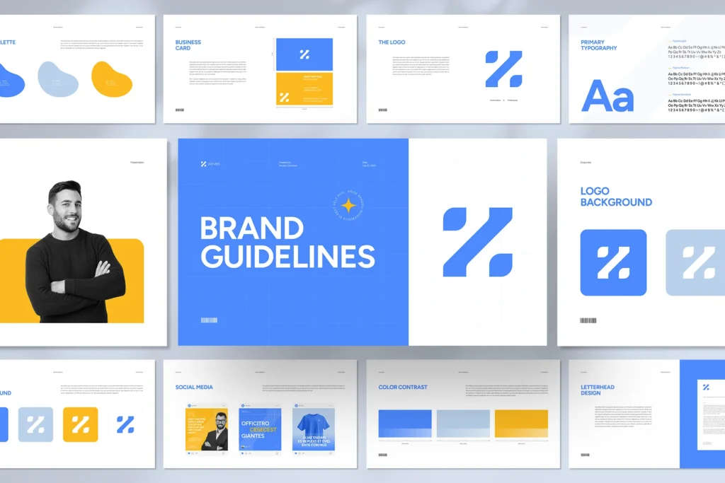 Brand Guideline Presentation Template 1 4