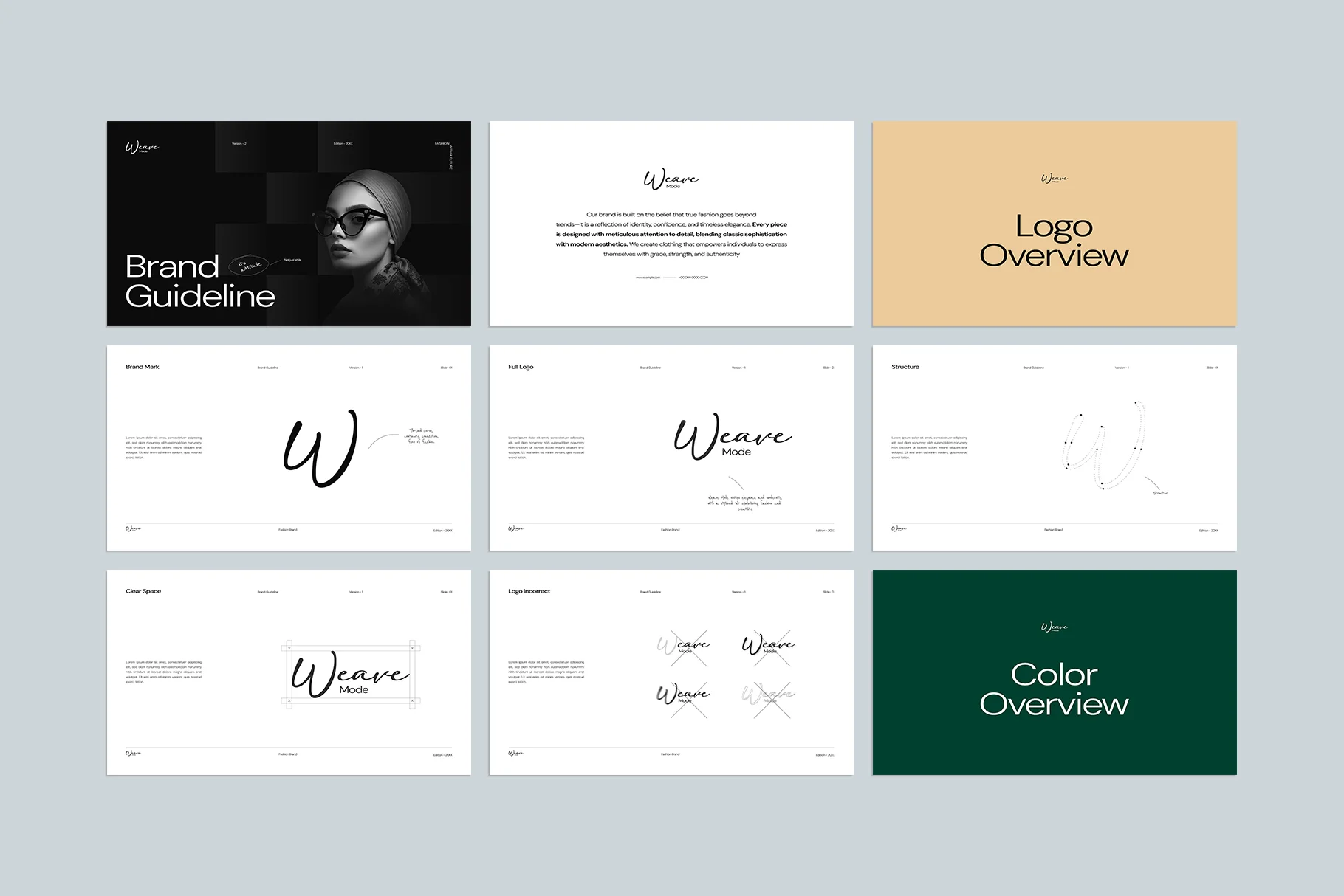 Fashion Brand Guidelines