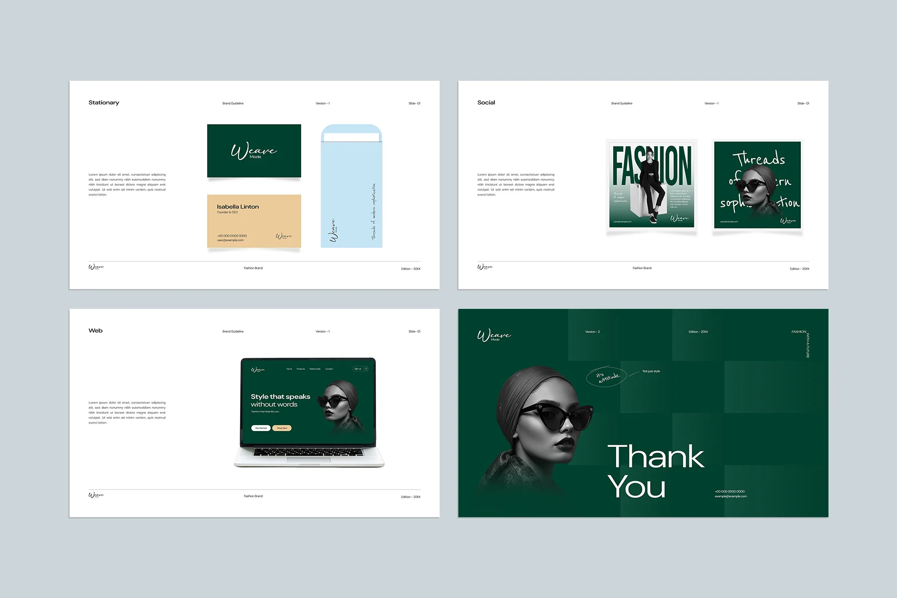 Fashion Brand Guidelines