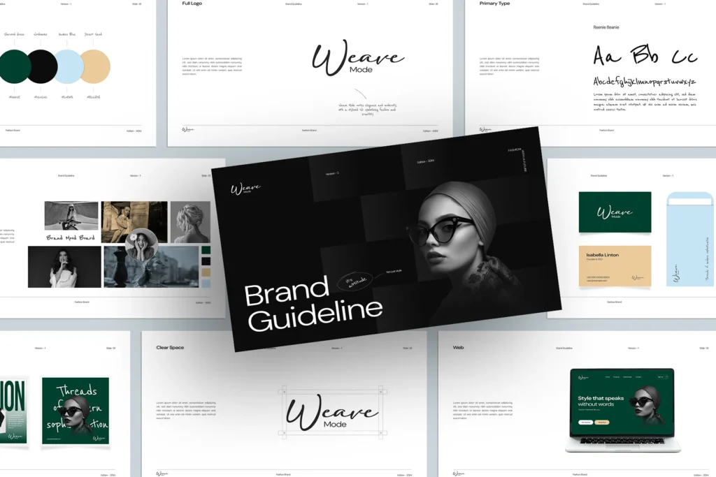 Fashion Brand Guidelines Template 1