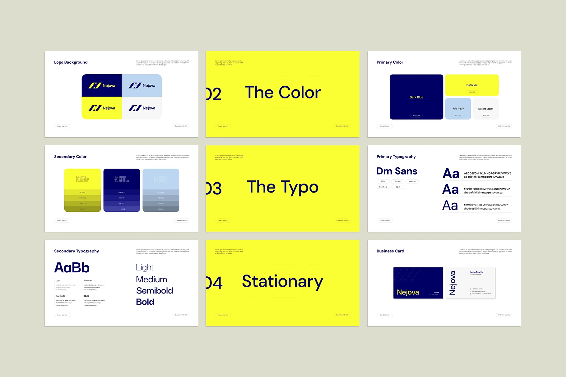 Brand Guideline Presentation