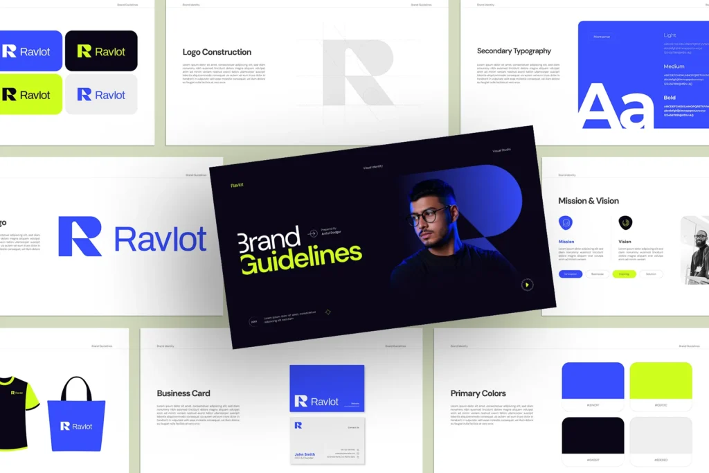 Modern Brand Guideline Presentation 1 5