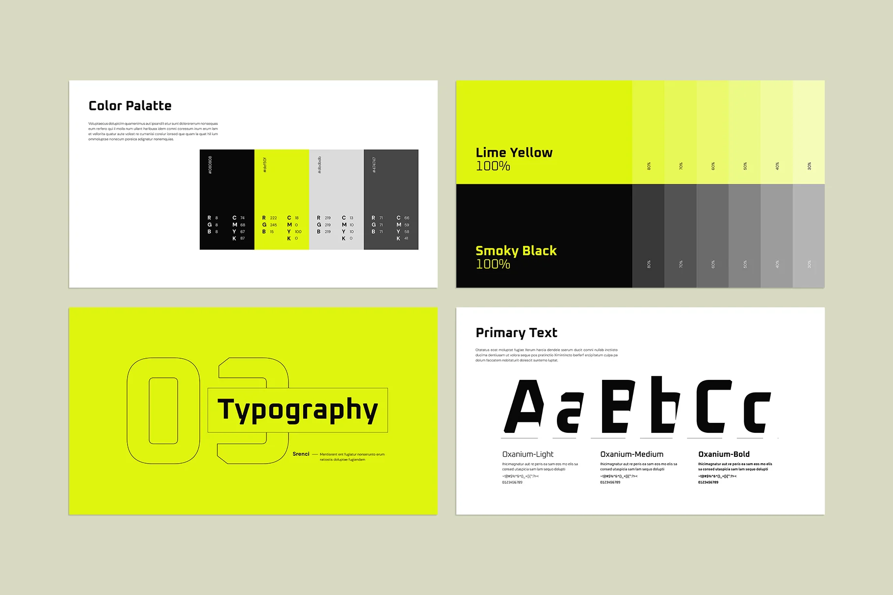 Brand Guideline Presentation