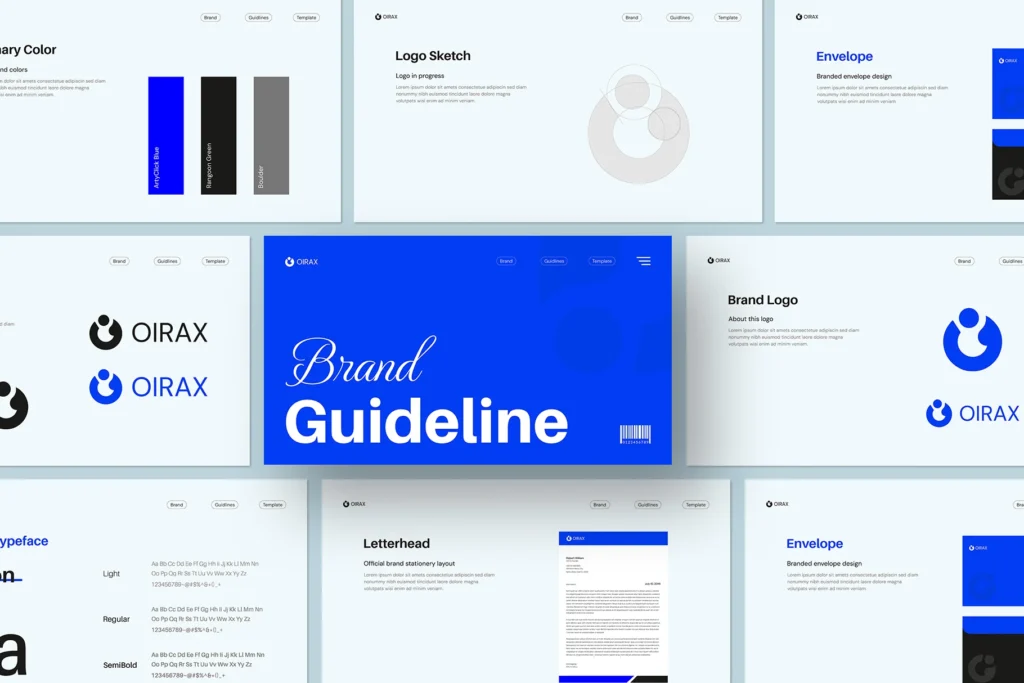 Modern Brand Guideline Template 1
