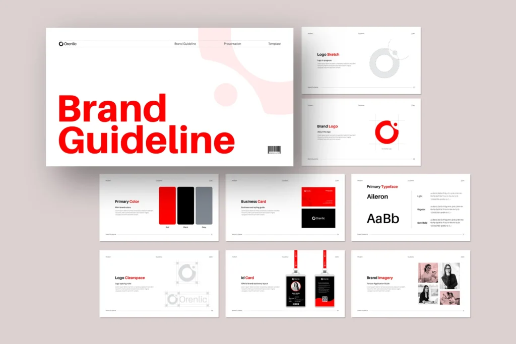 Modern Brand Guideline Presentation 1 6