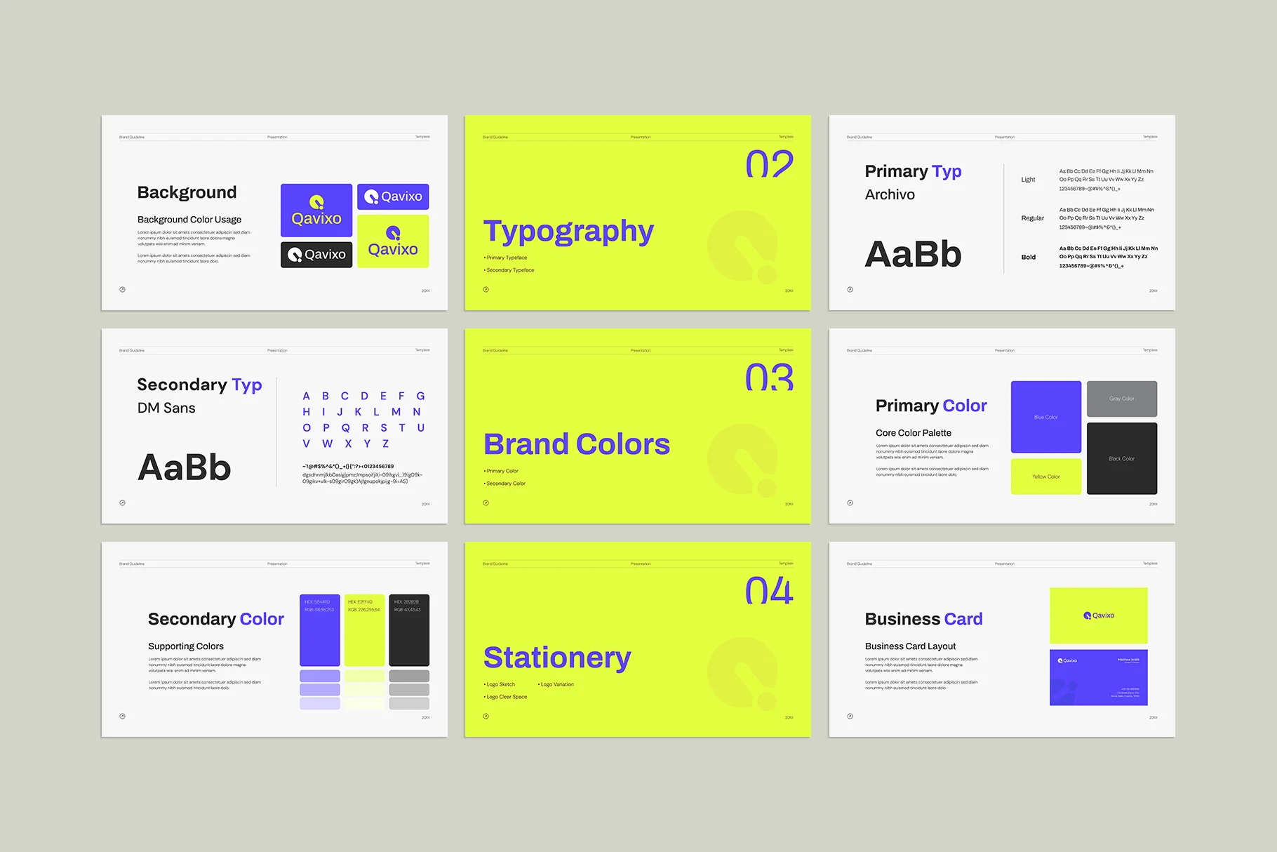 Brand Guideline Presentation