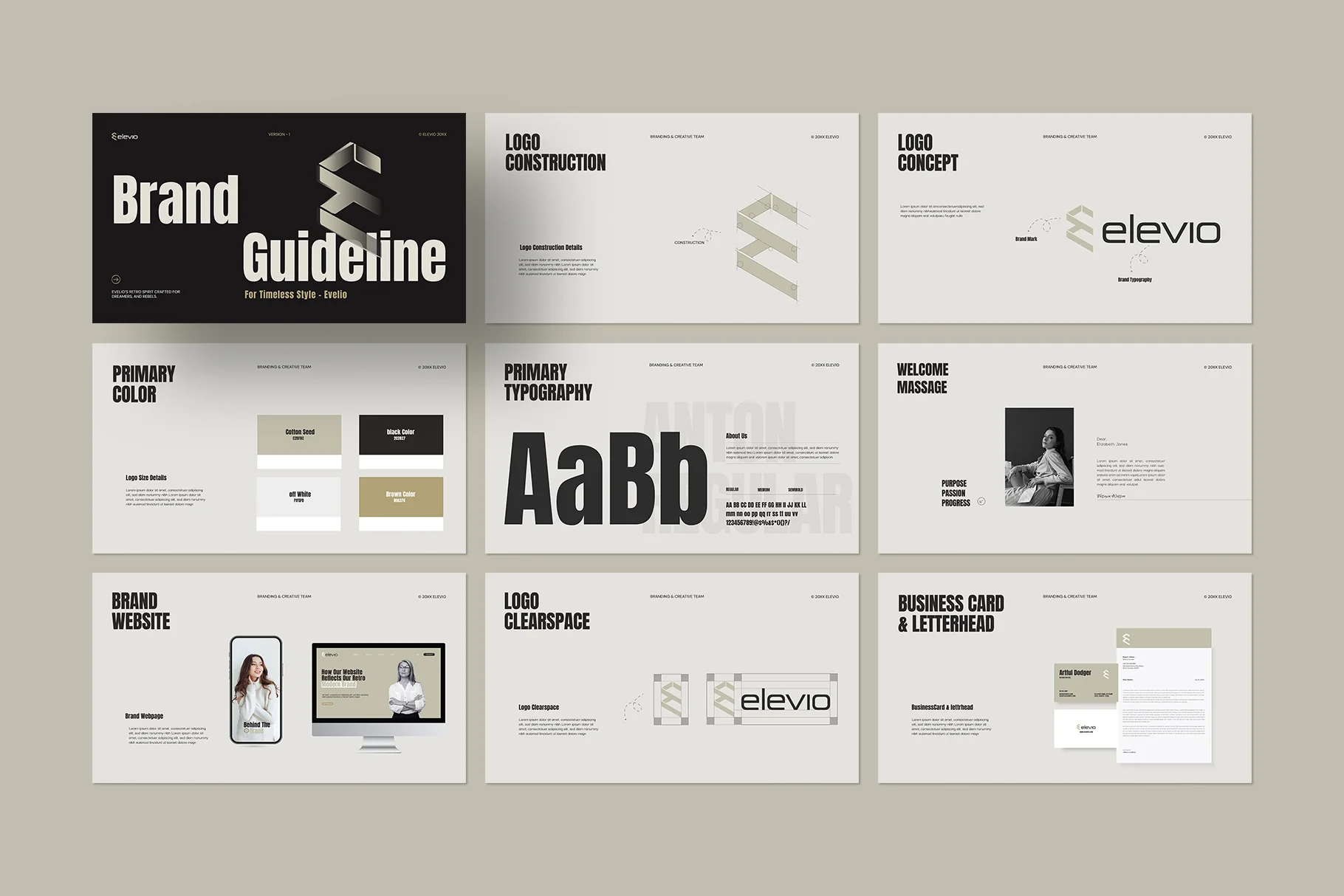 Retro Brand Guideline