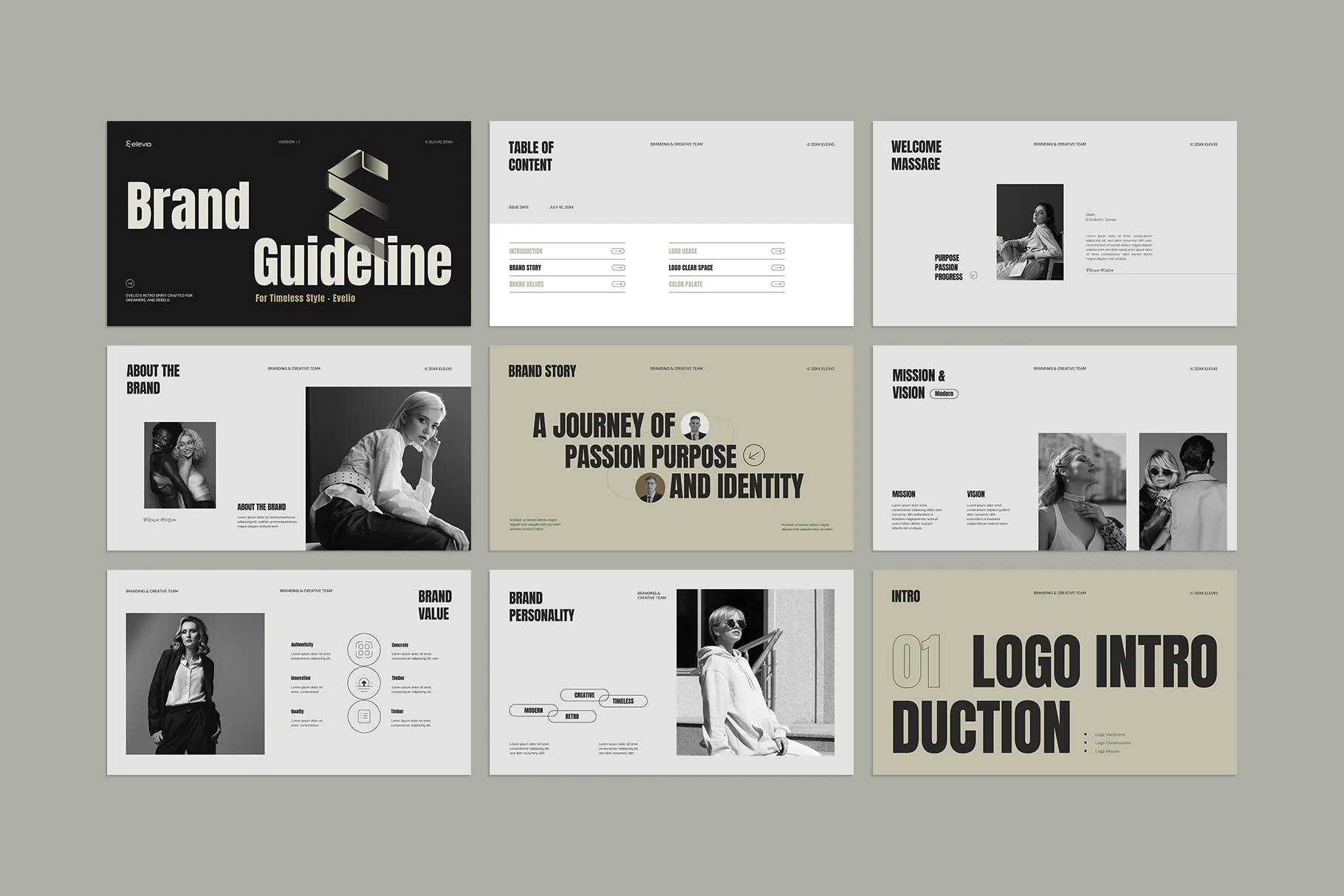 Retro Brand Guideline