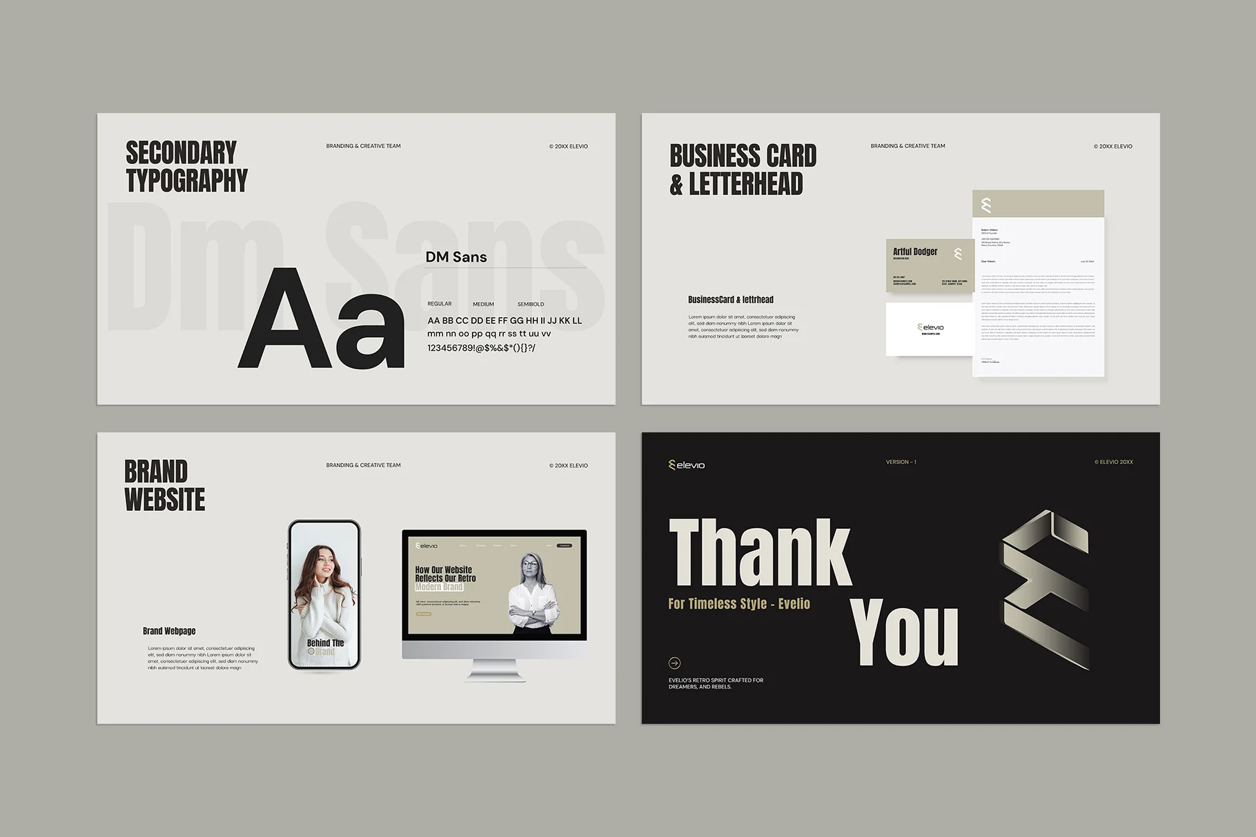 Retro Brand Guideline