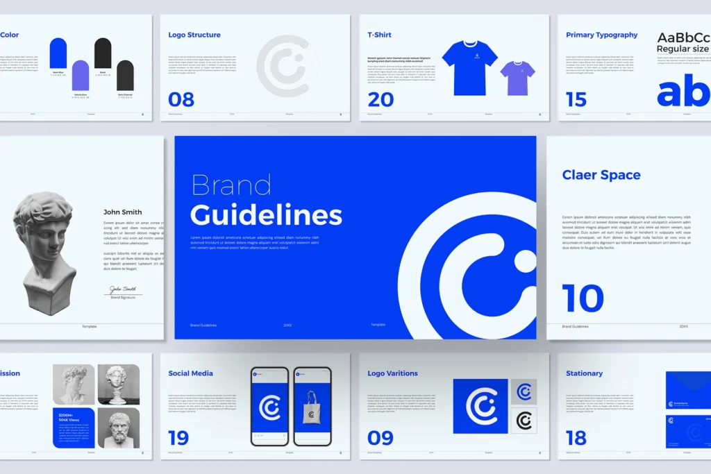 Modern And Clean Brand Guideline 4