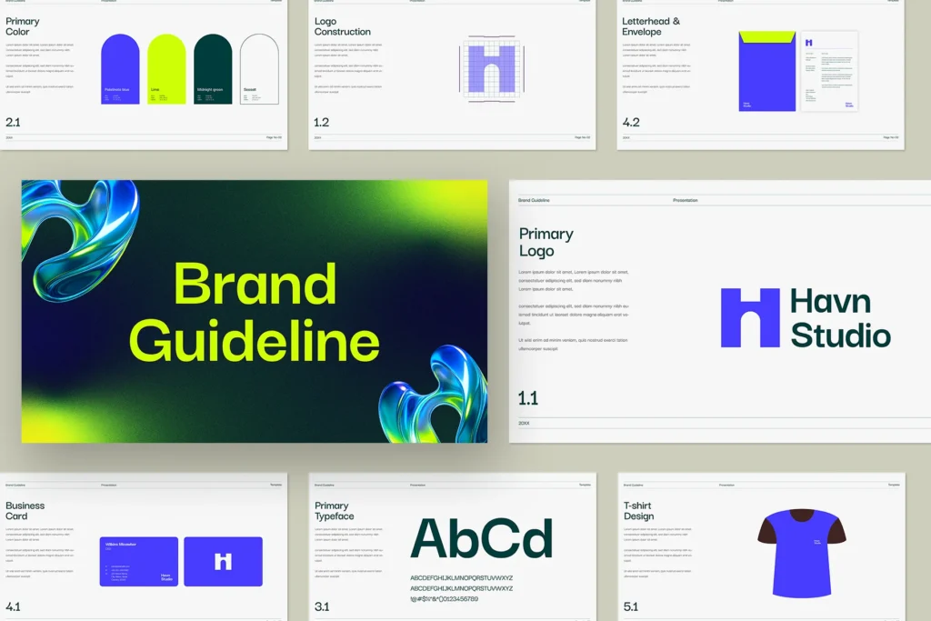 Brand Guideline Presentation Template 2 Interior Brand Guideline