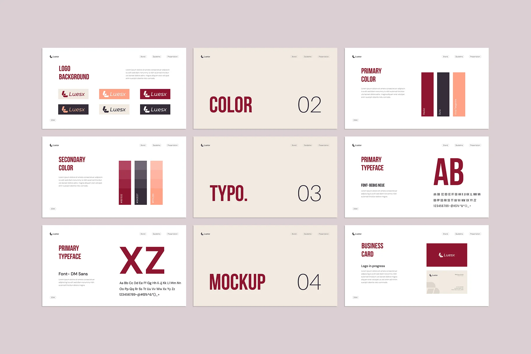 Brand Guideline Presentation