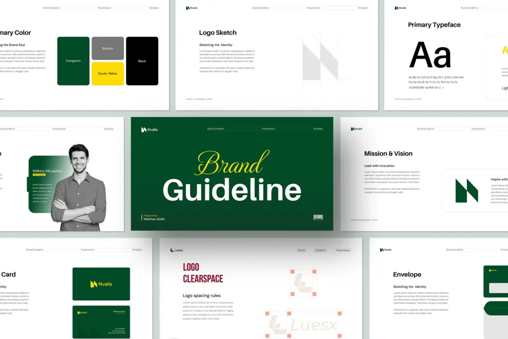 Corporate Brand Guideline Template 1