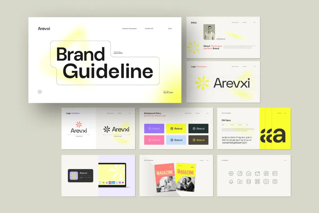 Brand Guideline Presentation Template 1 2